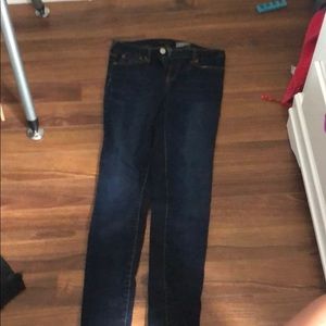American eagle blue skinny jeans